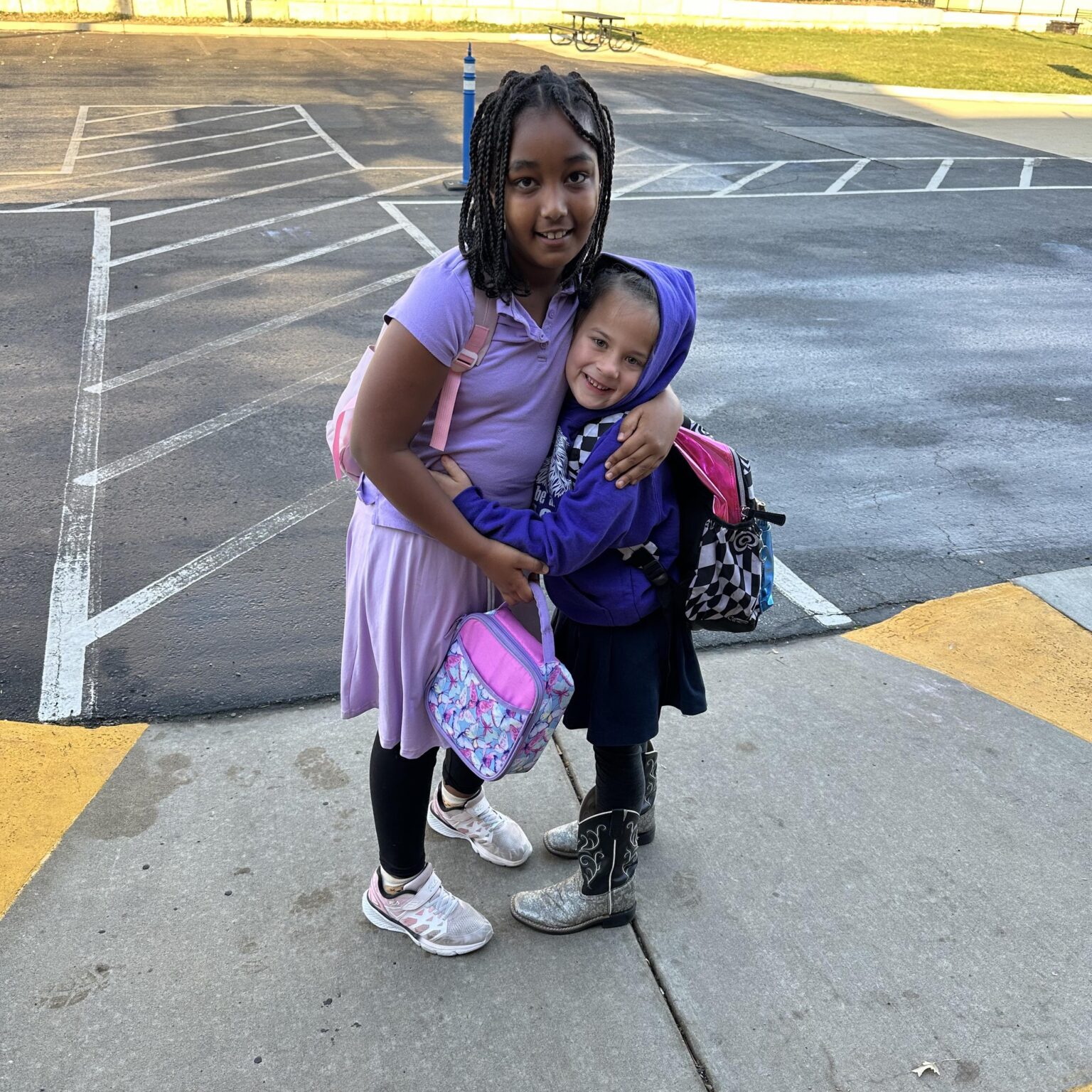 Happy to be at school