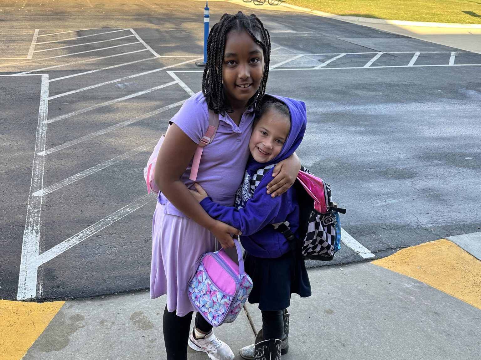 Happy to be at school